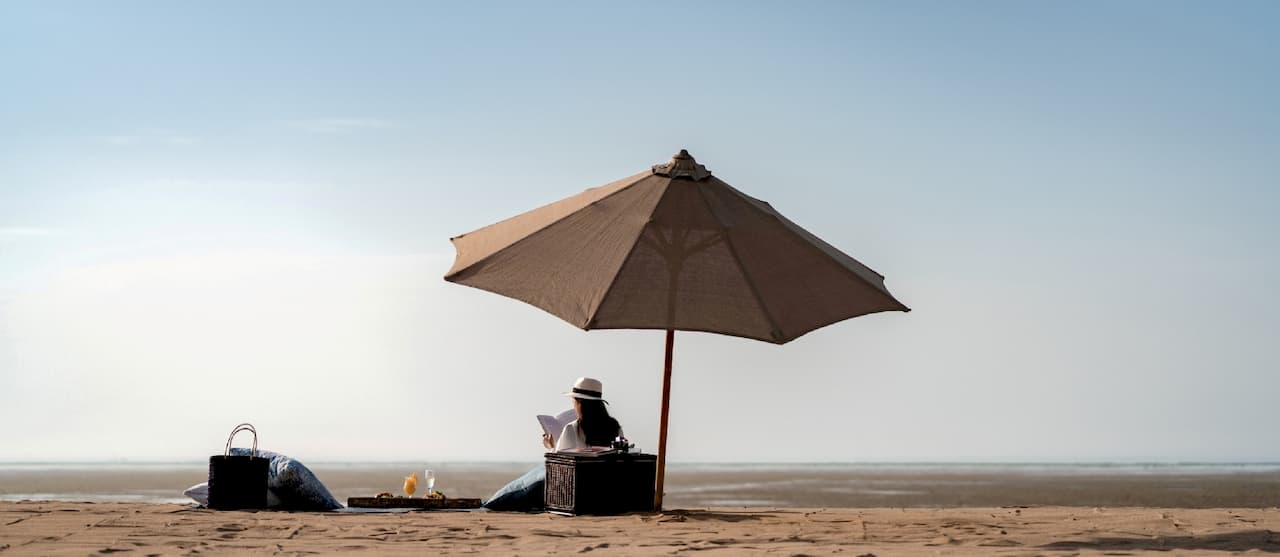 Sea, Sun, Lunch at Kayumanis Sanur Private Beach.jpg